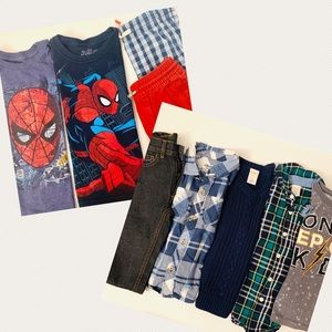 Lots of 9 Pcs Clothes Gap, Marvel, Oshkosh